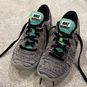 Nike Black and Gray Knit Sneakers